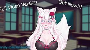 Squirting anal sex in public with 3D cartoon kittens