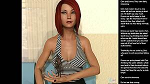 I watch 3D cartoon episode with small gestures