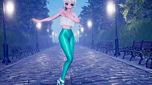 Cute Anime Girl Dancing and Getting Fucked