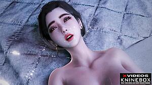 Kninebox 3D Anime Shows Gold Old Man’s Young Wife in NTR Drama.