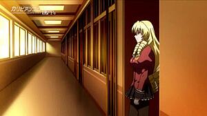 School anime episode with dramatic dialogue