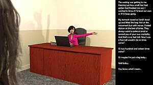 I watch 3D cartoon episode with small gestures