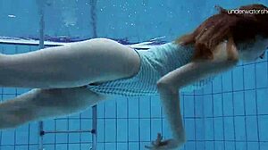 Anna Netrebko Underwater In Bikini Pool Scene