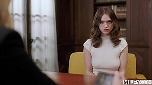 Milfy Principal Ellie Teaches Naughty Student!