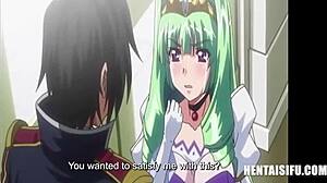 Fiesty Hentai Princess Becomes Lactating Cum Bucket in Uncensored Scene