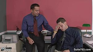 Tattooed gay gets butt nailed well