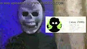 Skull Man Fucking Deliciously And Deliciously In Intense Gay Encounter. Featuring Anal And Blowjob Actions.