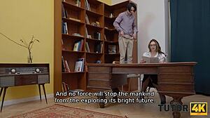 hey, ever seen a hot tutor get drilled hard in private lessons? unreal!