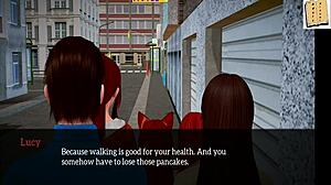 Teen 18+ with big ass plays game leading to sex in 3D anime hentai My New Family 181