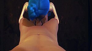 Jinx gets a mind-blowing blowjob in League of Legends