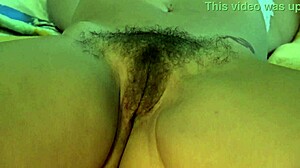 hot amateur mom allows stepson to finish inside her hairy pussy