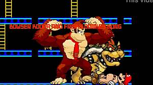 m u g e nr-18 deux - bowser koopa & donkey kong vs mario