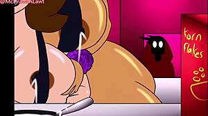 Beautiful shemale and hot girls in a night of passion