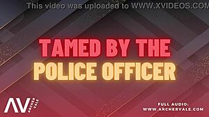 Police officer's chastity cage training in a prison setting (gay audio story)