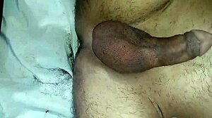 Shaved pussy and big cock masturbation with an Arab sister
