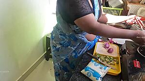 Flashing and Masturbating Right in Front of Tamil Maid Kanika