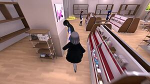 Wow! Anime Girl Masturbates Outdoors In Naked Coat!