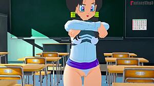 android 18 and videl unleash forbidden lesbian desires in dragon ball fantasy