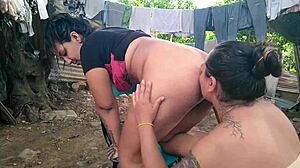 2 Parte En Ausencia De Su Esposo Su Prima Me Invita A Su Rancho Para Que Le De Un Masaje De Lengua En Su Co�o