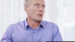 Naughty Therapist Jesse Pony Initiates Widowers in Emotional Gangbang Session