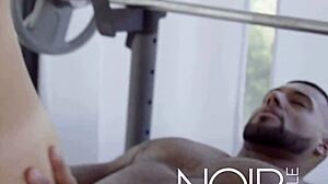 They caught me getting anal fucked by the black guy with big cock at the gym