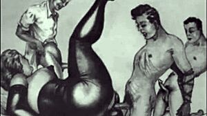 Vintage Erotic Drawings from Retro Comics