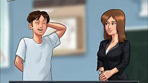 summertime saga 4 watching sexy jamie in the shower