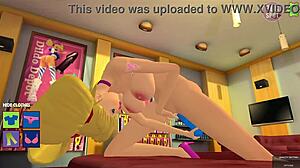 Naughty Blonde Enjoys Double Penetration with Dildos!