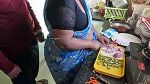 Flashing and Masturbating Right in Front of Tamil Maid Kanika