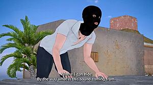 criminal catches desi bhabhi fingering pussy then fucks her