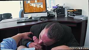 Filipino male performs oral gay sex to earn that bonus