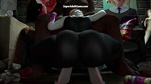 what's up with spider woman in this 3d realistic uncensored sex game?