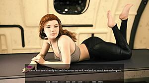 Curvy stepsister in naughty outfit plays game, gets creampied!