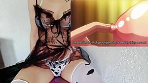 lucky guy grows up with his busty lactating friend