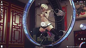 Bold Anime 2B From Nier Automata