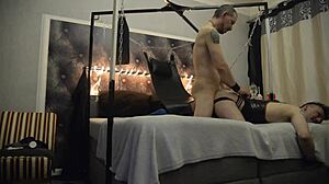 The slingfuck bareback in berlin with big cocks.