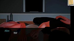 Teen 18+ with big ass plays game leading to sex in 3D anime hentai My New Family 181