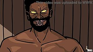 vampire queen subtly submits to the powerful big black cock dominating her in anime style