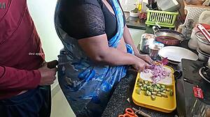 Flashing and Masturbating Right in Front of Tamil Maid Kanika