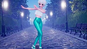 Cute Anime Girl Dancing and Getting Fucked