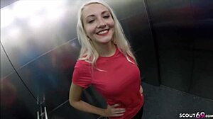 German teen after sport at McFit gets fit