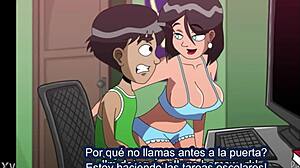 Mother in law catches me masturbating my big cock!