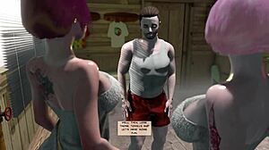 First 15 minutes of Futafanfilms-razmataz, 3D animated porn