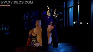 Intriguing zi yan rides monster cock in 3d asian animation