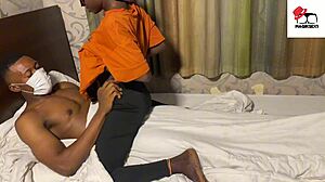 I miss my boyfriend but taste his big black cock 😍