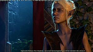 i watch the baldurs gate 3 minthara sex scene with futa elements