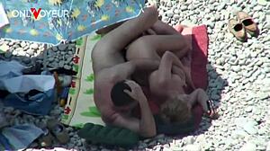Outdoor sex in public: mature couple’s daring adventure
