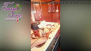 tamara suarez gets her pussy bathed by gay prostitute