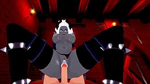 Cerberus And Judgement Share Intense Emotions In Helltaker POV Hentai Sex