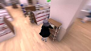 Wow! Anime Girl Masturbates Outdoors In Naked Coat!